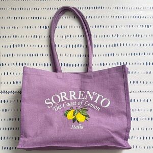 Sorrento Purple Tote Bag